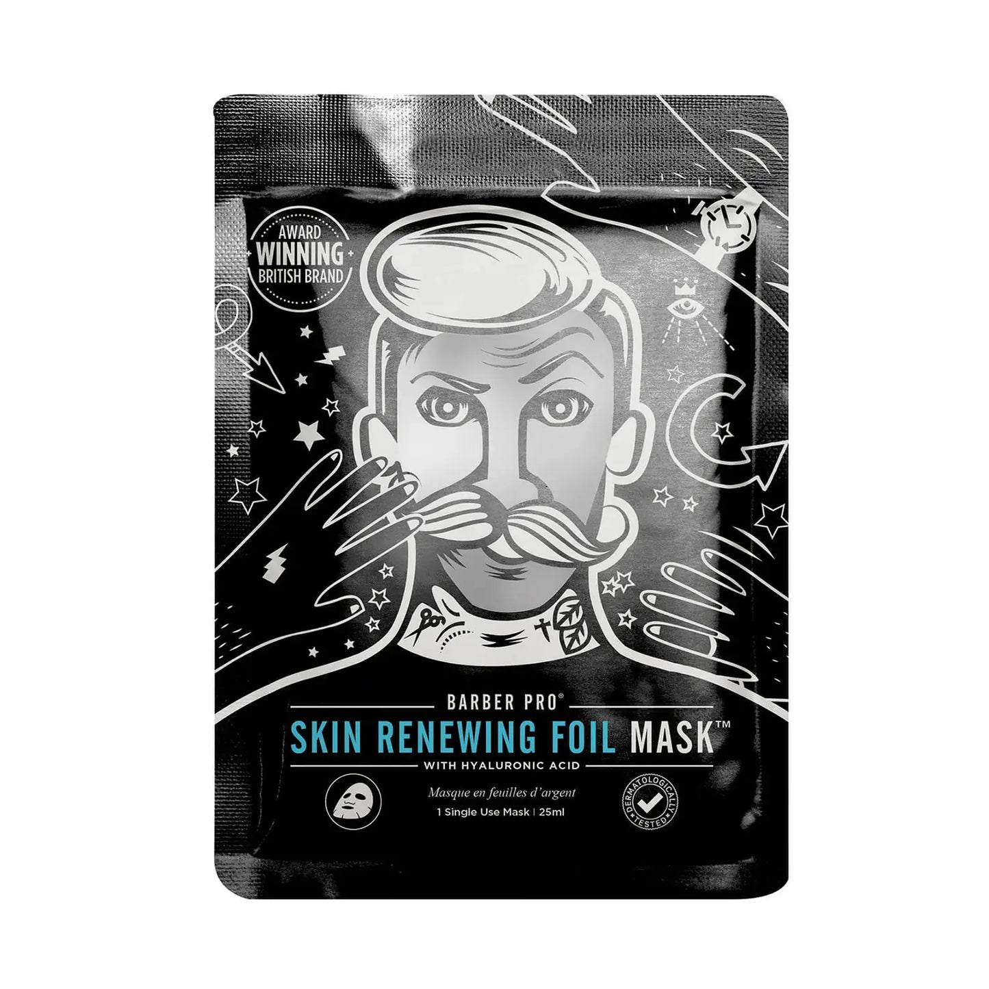 BARBER PRO Skin Renewing Foil Mask
