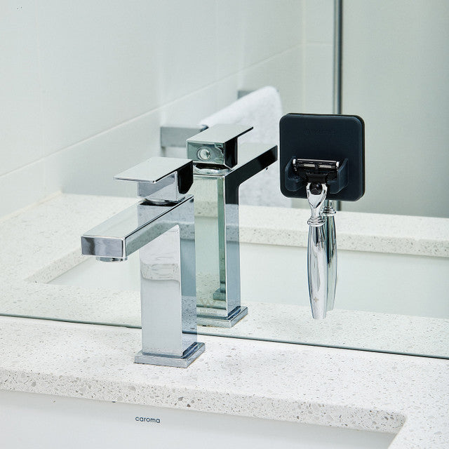 Tooletries The Mason Razor Holder in use