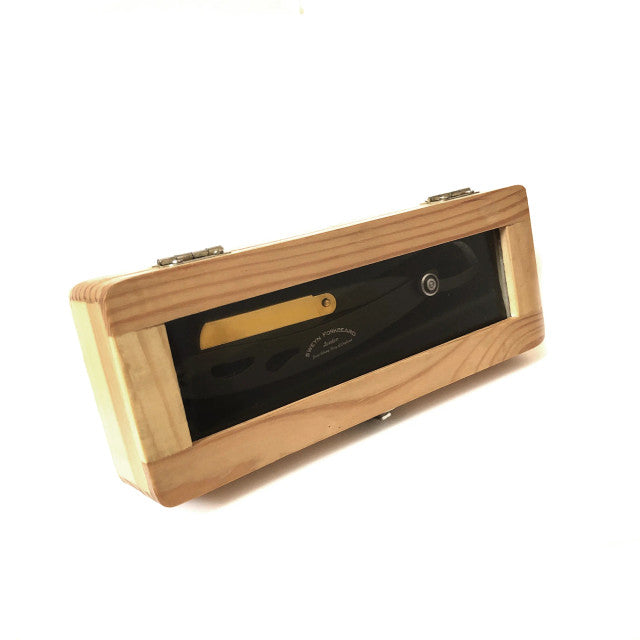 Sweyn Forkbeard Straight Razor SF8 in Giftbox side view