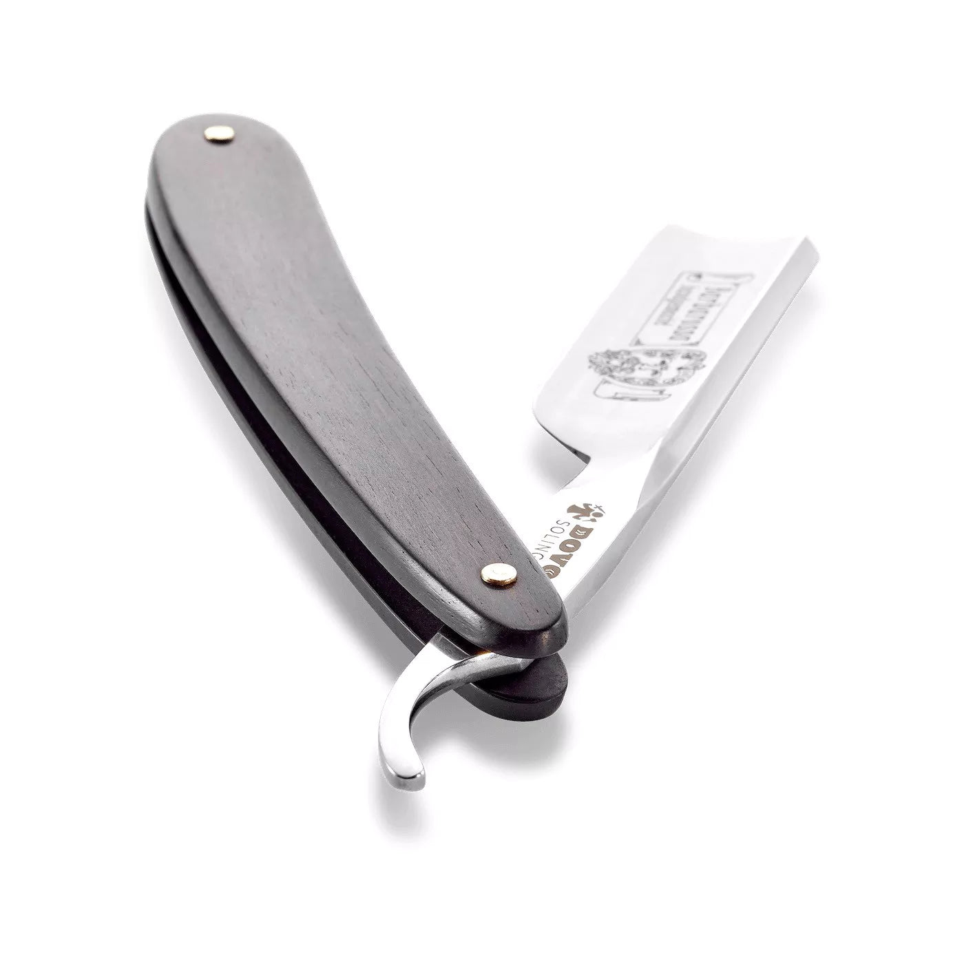 DOVO Razor Barbarossa 5/8 Ebony side view