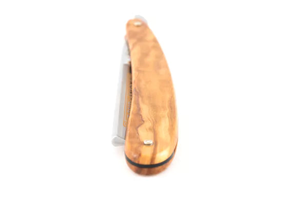 DOVO razor INOX 5/8 olive wood closed