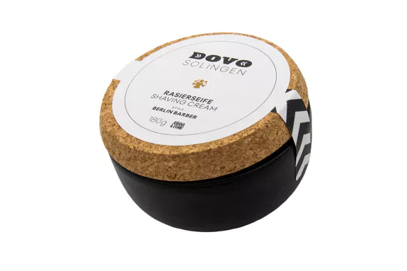 Dovo Shaving Cream Berlin Barber side of pot