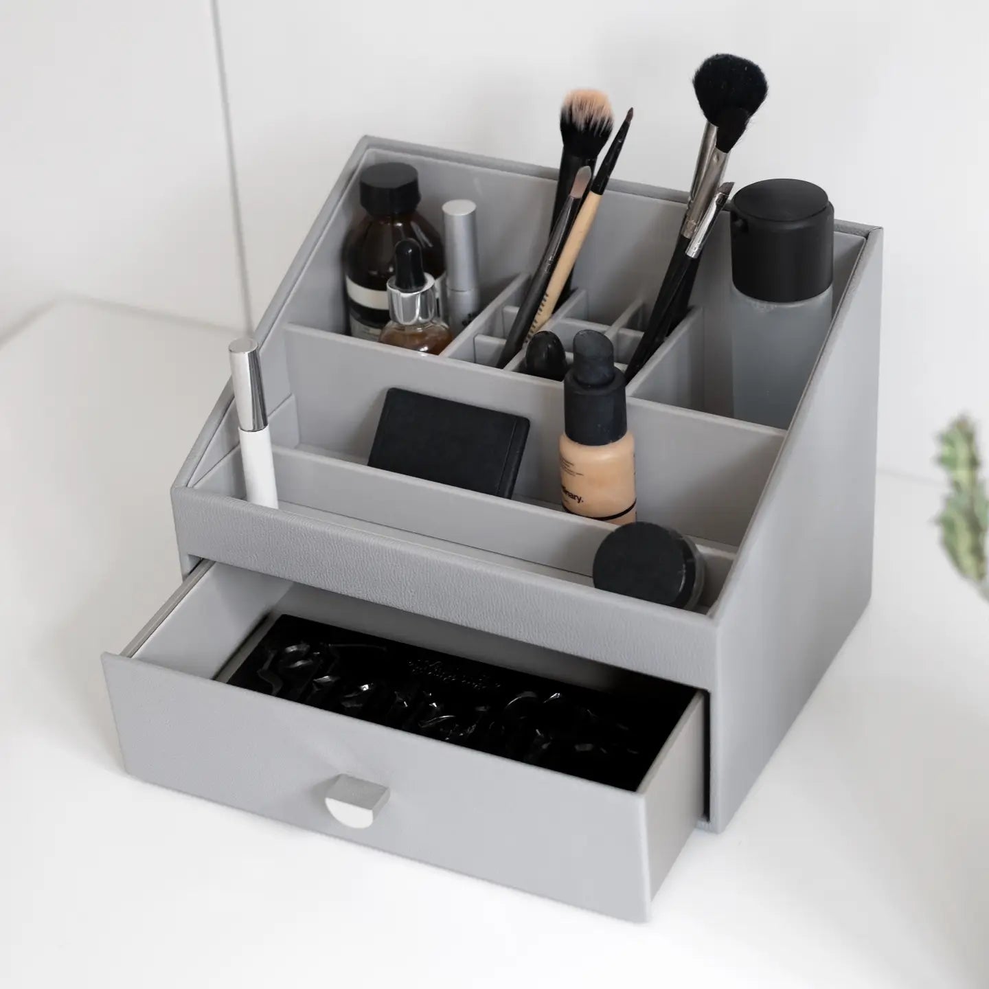 Stackers Pebble Grey Makeup Organiser