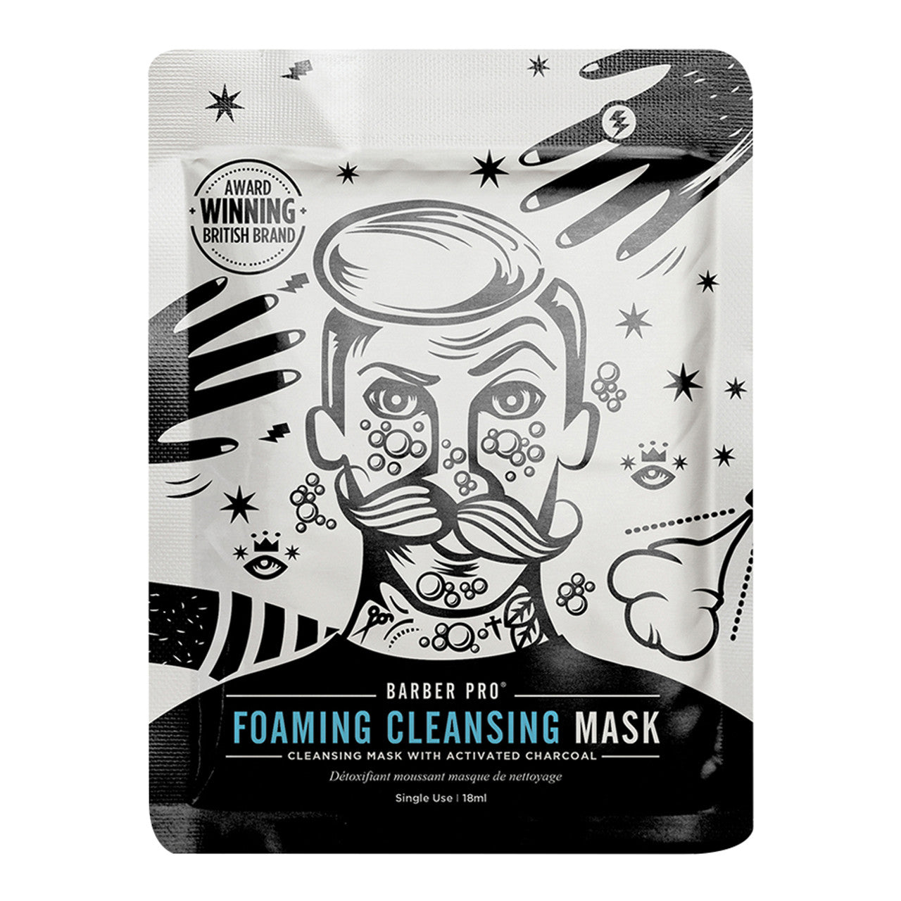 BARBER PRO Foaming Cleansing Mask
