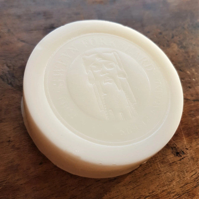 Sweyn Forkbeard Shaving Soap Lime unwrapped