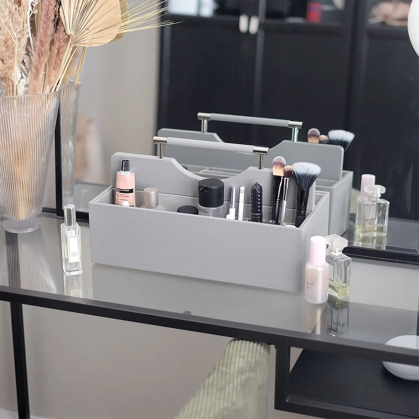 Stackers Pebble Grey Supersize Cosmetic Organiser