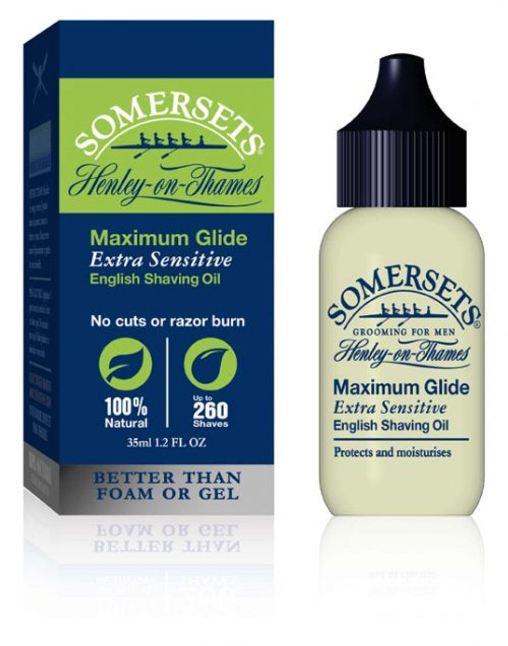 Somersets Maximum Glide Extra Sensitive Shave Oil 35ml