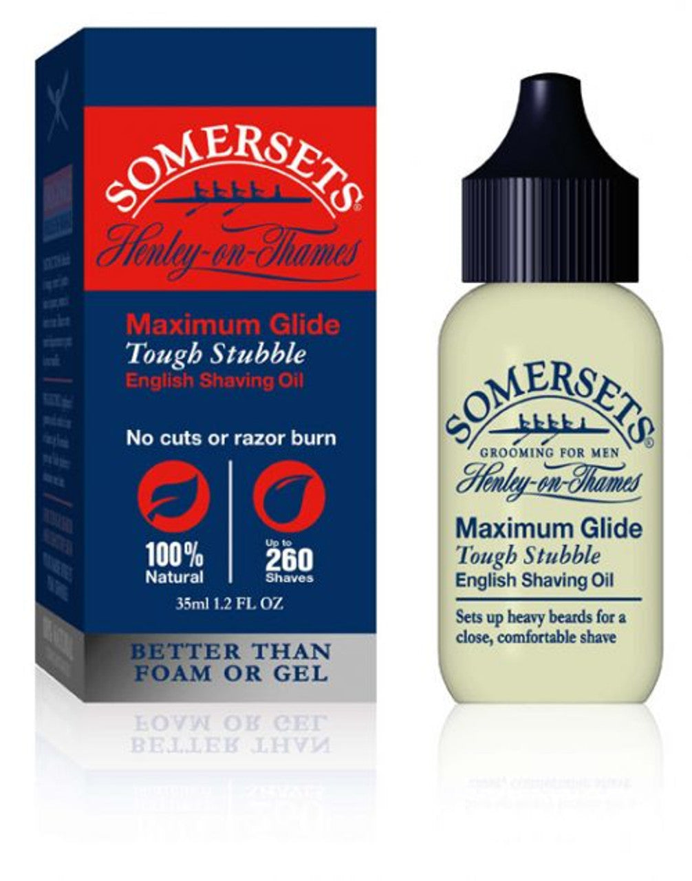 Somersets Maximum Glide Tough Stubble Shave Oil 35ml