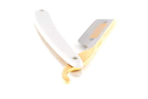 DOVO razor Bismarck 6/8 Perla white open