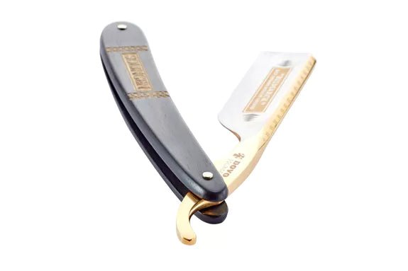 DOVO razor Bismarck ebony black open