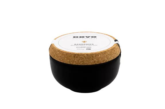 Dovo Shaving Cream Citrus Lion side of pot