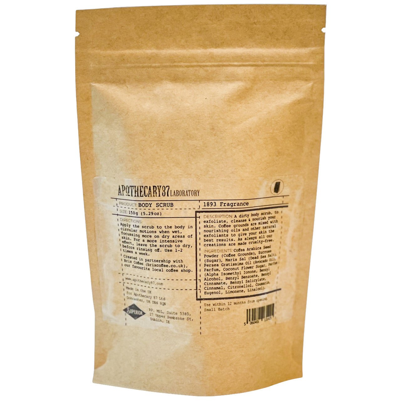 Apothecary 87 Body Scrub 150g