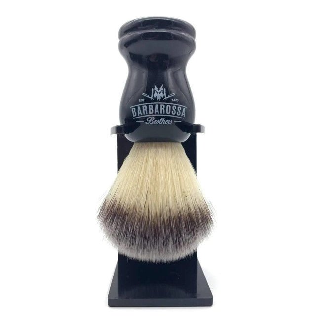 Barbarossa Brothers Premium Synthetic Shaving Brush In Black