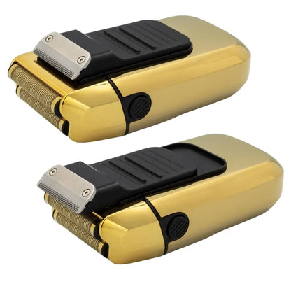 Titanium Electric Foil & Precision Shaver for Head & Body Shaving with precision in use