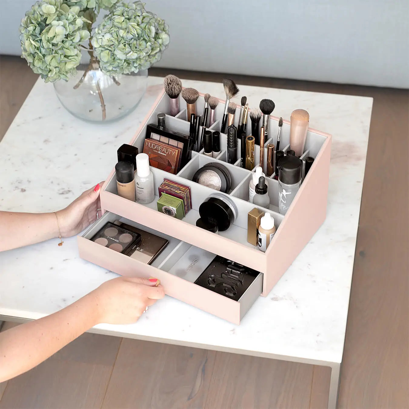 Stackers Blush Pink Supersize Makeup Organiser